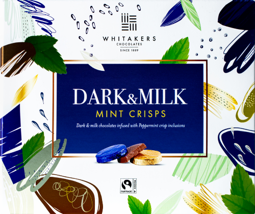 WHITAKERS Dark & Milk Mint Crisps 200g
