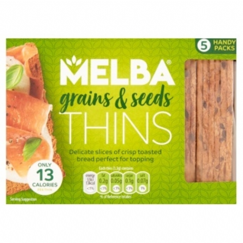 VAN DER MEULEN Melba Thins - Grains & Seeds 100g (8710649121135)