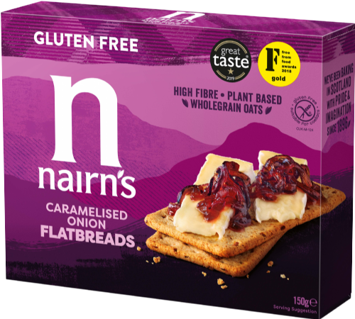 NAIRN'S Gluten Free Flatbreads - Caramelised Onion 150g