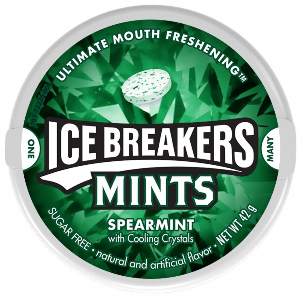 ICE BREAKERS Mints - Spearmint 42g (0034000722273)