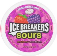 ICE BREAKERS Sours - Mixed Berry / Strawberry / Cherry 42g