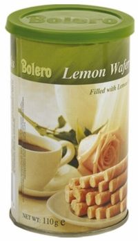 BOLERO Lemon Wafer Sticks 110g