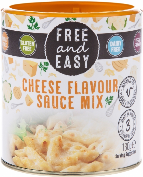 FREE AND EASY Cheese Flavour Sauce Mix 130g
