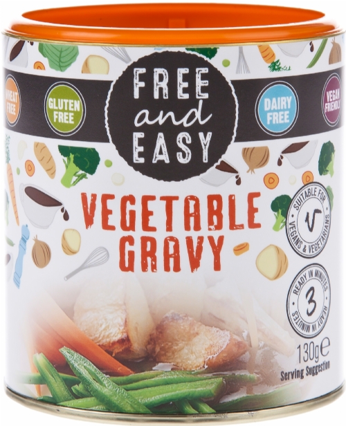 FREE AND EASY Vegetable Gravy 130g