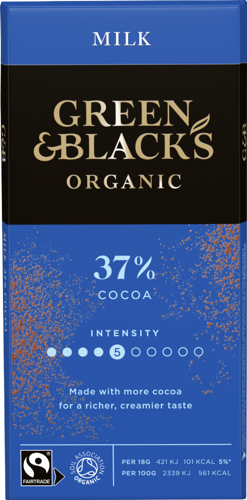 GREEN & BLACK'S Organic Milk Chocolate Bar 90g