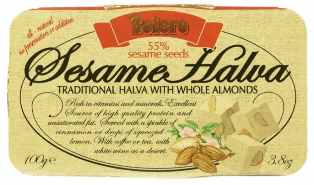 BOLERO Sesame Halva - Almond Flavour 100g