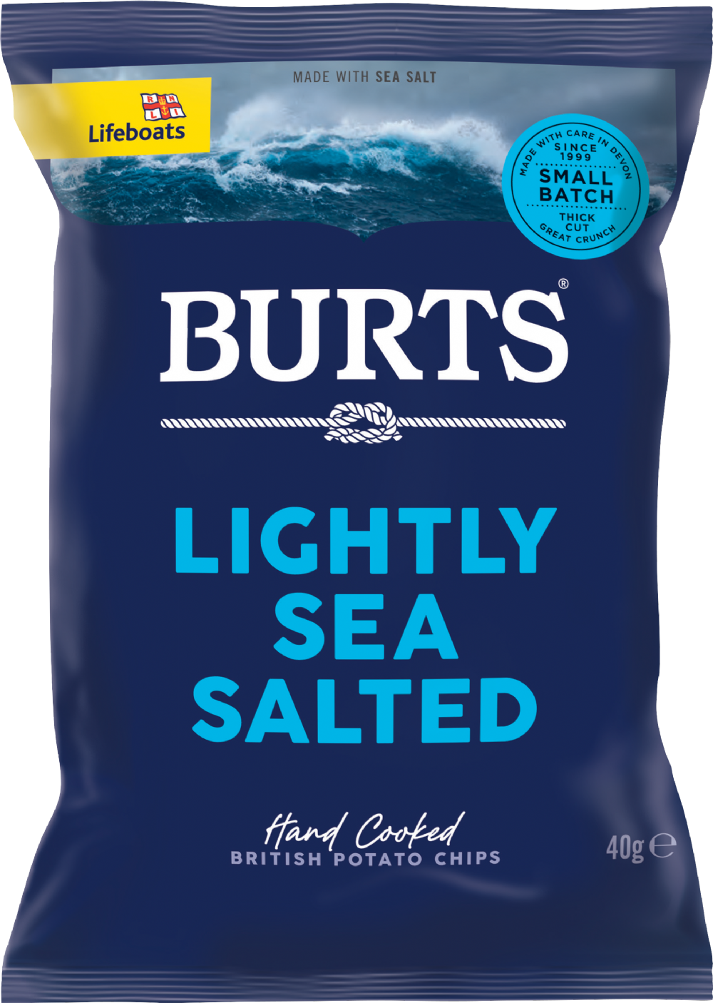 BURTS Potato Chips - Sea Salt 40g