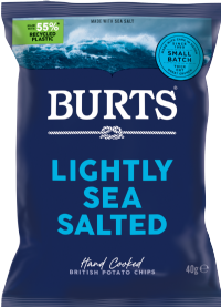 BURTS SNACKS Potato Chips - Lightly Sea Salted 40g
