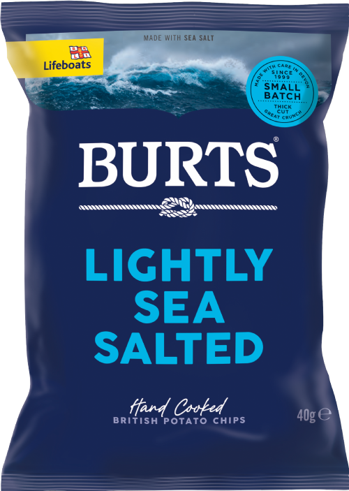 BURTS Potato Chips - Sea Salt 40g