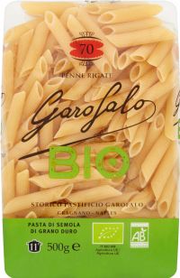 GAROFALO Organic Penne Ziti Rigate 500g
