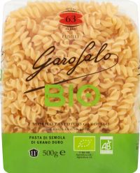 GAROFALO PASTA Organic Fusilli 500g (8000139932892)