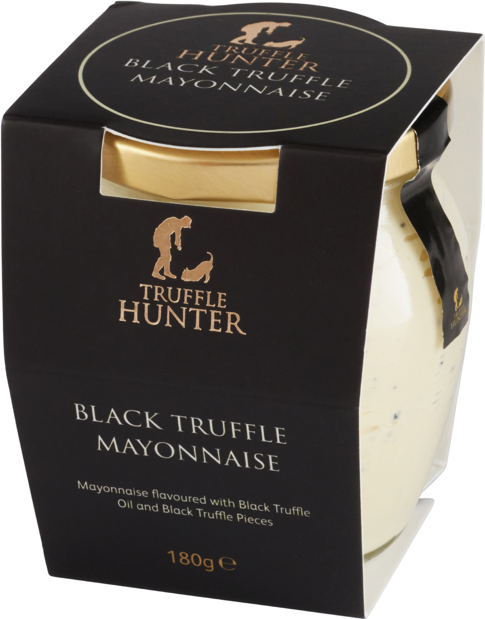 Holleys Fine Foods TRUFFLE HUNTER Black Truffle Mayonnaise 180g