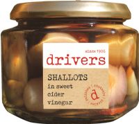 DRIVERS Shallots in Sweet Cider Vinegar 350g