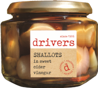 DRIVERS Shallots in Sweet Cider Vinegar 350g