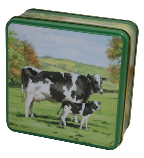 GRANDMA WILD'S Embossed Cows Tin - Clotted Cream Bites 100g