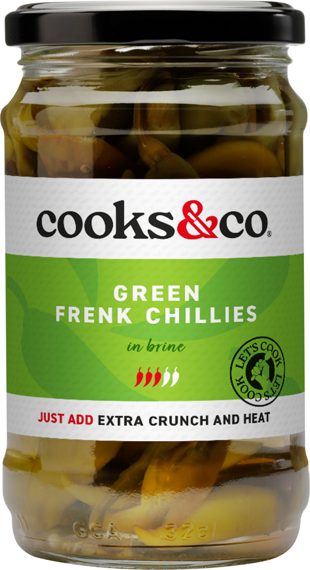 COOKS & CO. Green Frenk Chillies 300g