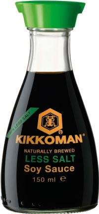 KIKKOMAN Naturally Brewed Less Salt Soy Sauce 150ml