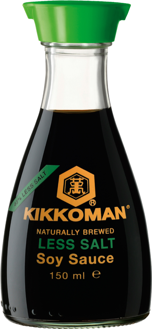 KIKKOMAN Naturally Brewed Less Salt Soy Sauce 150ml