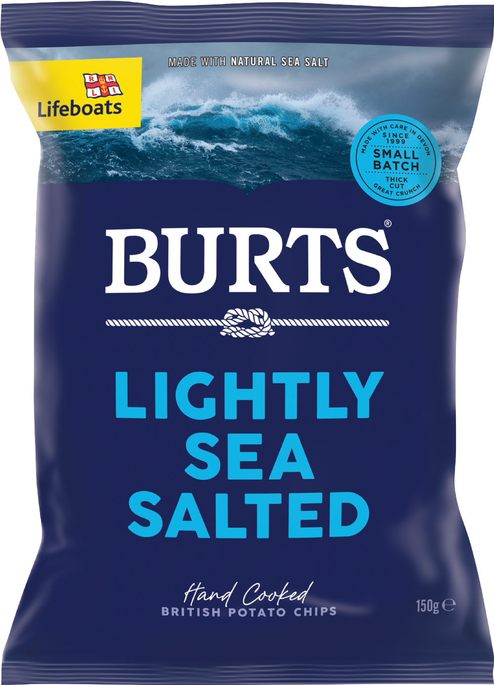 BURTS Potato Chips - Lightly Sea Salted 150g