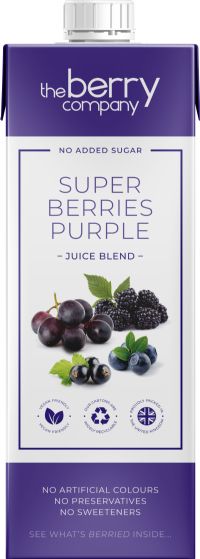 THE BERRY CO. Purple Superberries/Blueberry/Guarana Blend 1L (5060148350158)