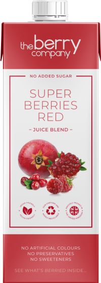 THE BERRY CO. Red Superberries / Cran & Hibiscus Drink 1L (5060148350165)