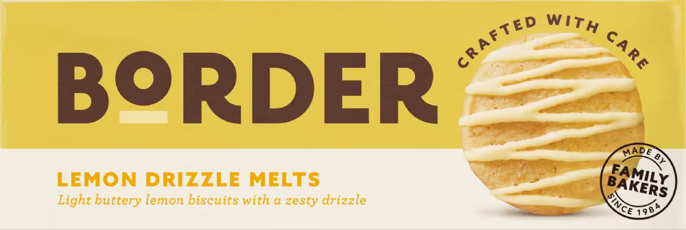 BORDER Lemon Drizzle Melts 150g