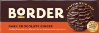 BORDER Dark Chocolate Ginger 150g