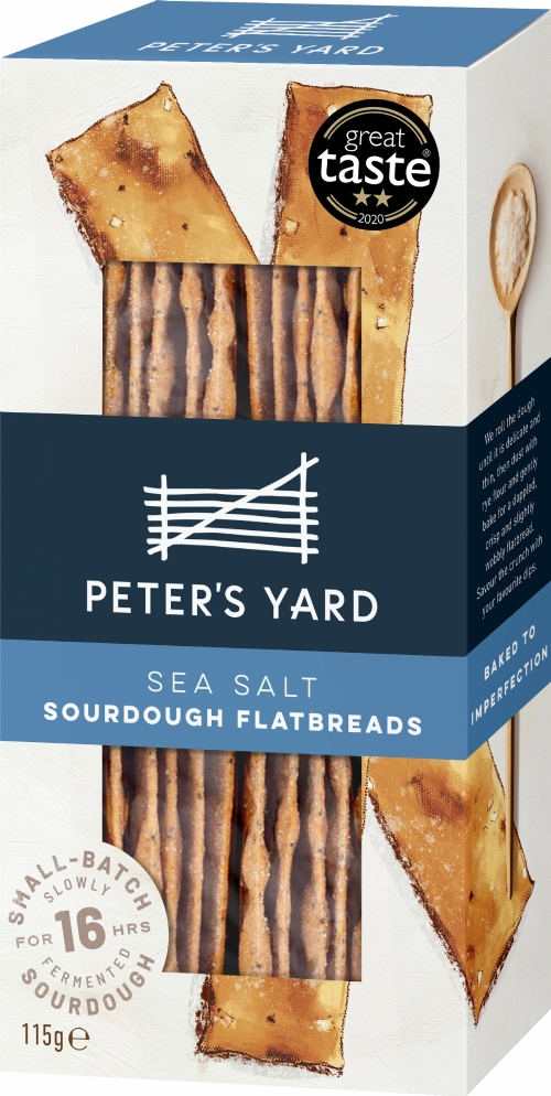 PETER'S YARD Sea Salt Sourdough Flatbreads 115g