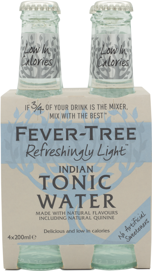 FEVER-TREE Refreshingly Light Tonic Water 4x200ml