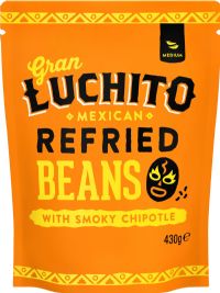 GRAN LUCHITO Refried Beans with Smoky Chipotle 430g (5060321390476)