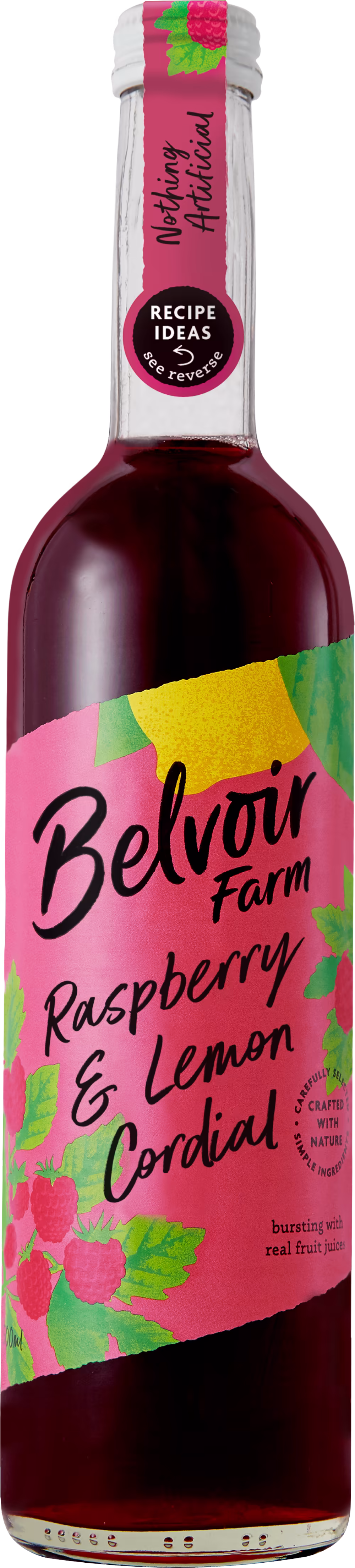 BELVOIR Raspberry & Lemon Cordial 500ml