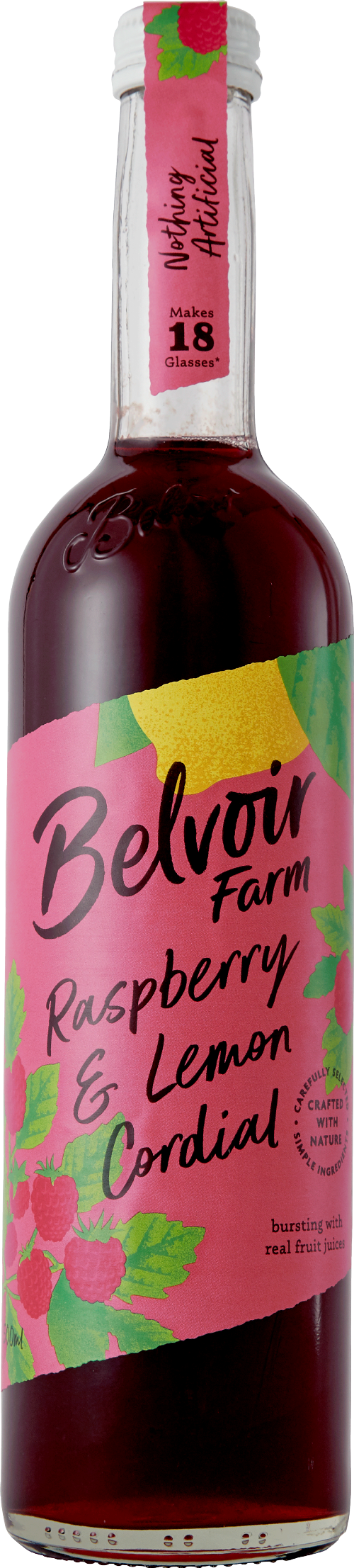 BELVOIR Raspberry & Lemon Cordial 50cl