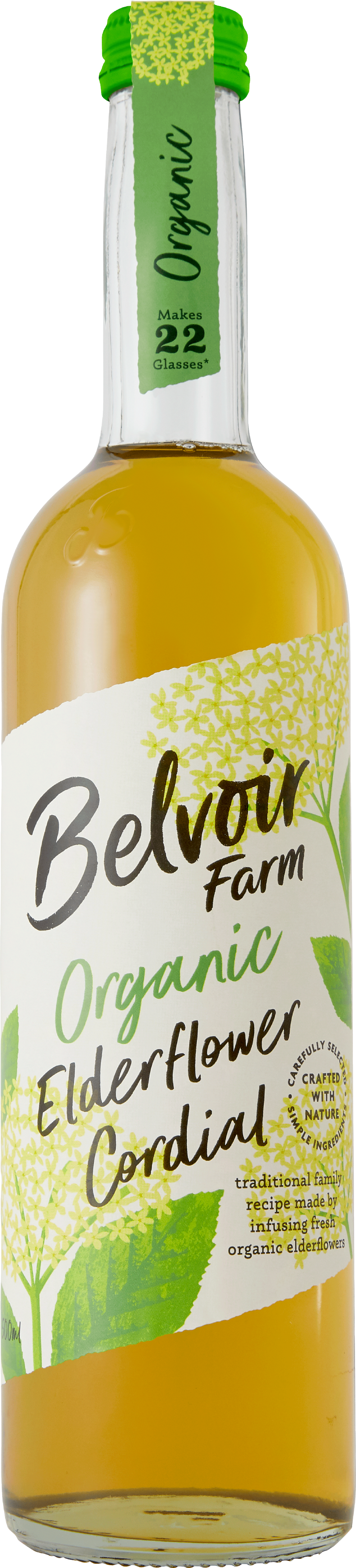 BELVOIR Organic Elderflower Cordial 50cl