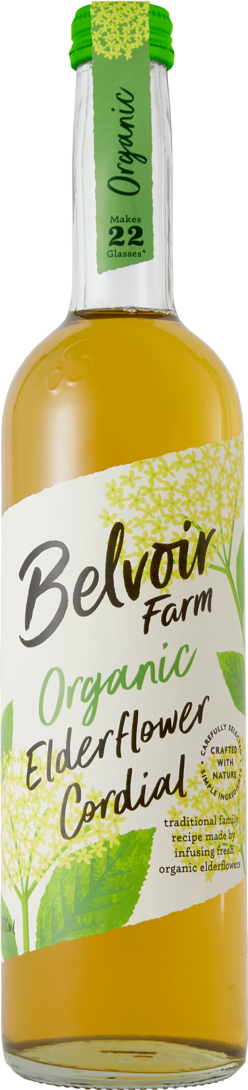 BELVOIR Organic Elderflower Cordial 50cl