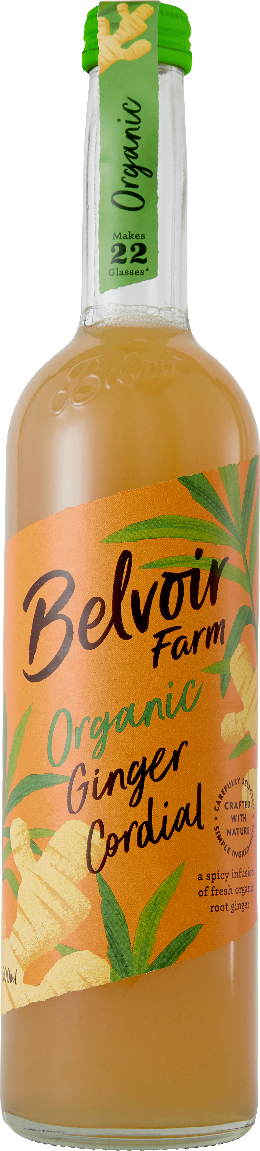 BELVOIR Organic Ginger Cordial 50cl