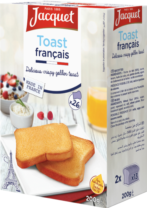 JACQUET Toasts Francais 200g