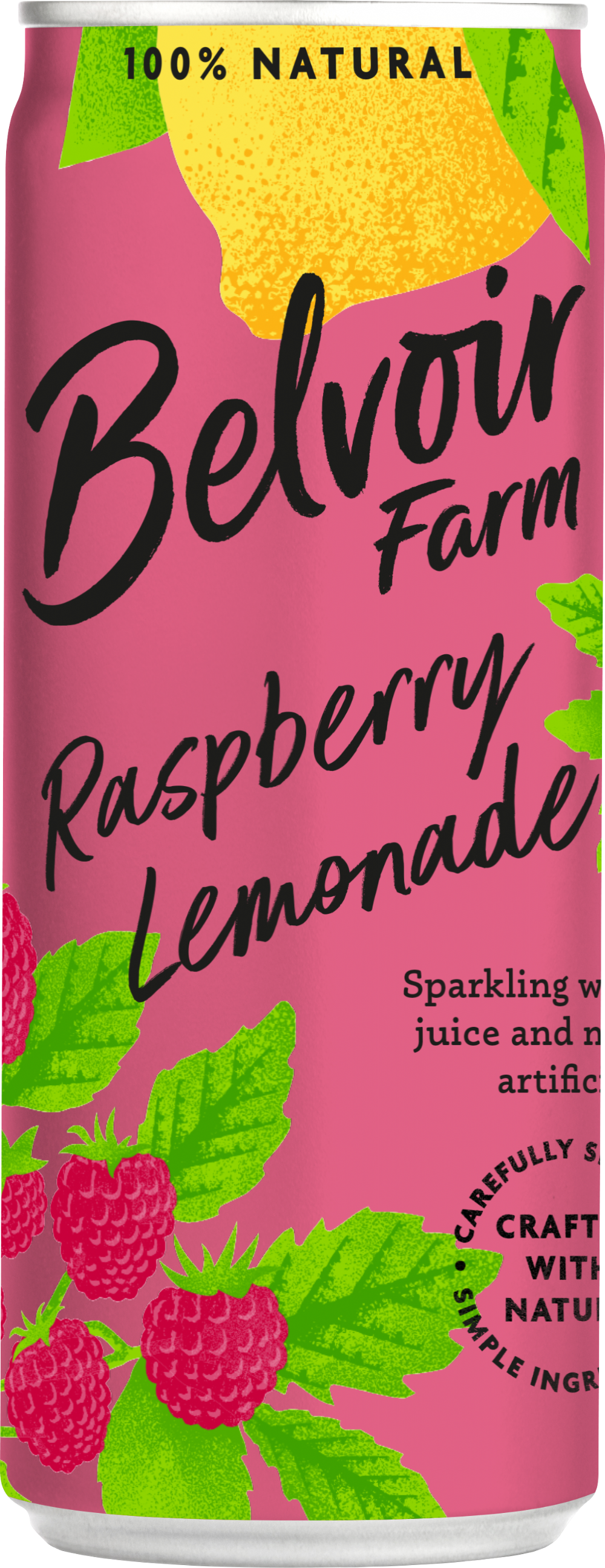 BELVOIR Raspberry Lemonade - Can 25cl