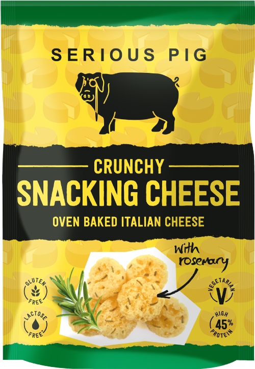 SERIOUS PIG Crunchy Snacking Cheese with Rosemary 25g