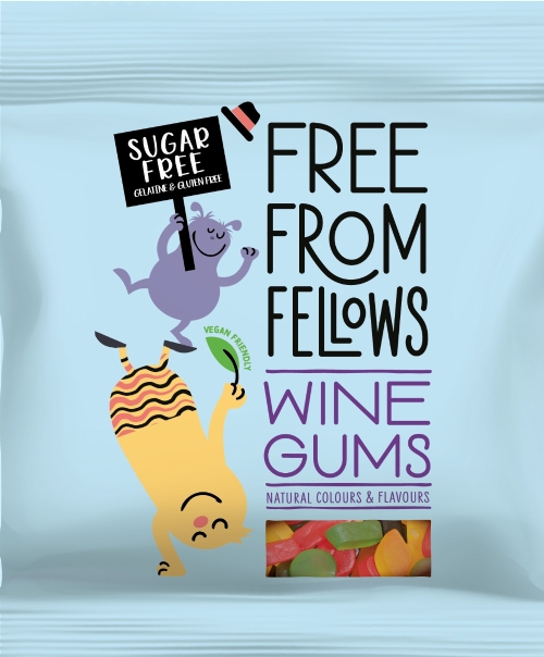 FREE FROM FELLOWS Wine Gums 100g