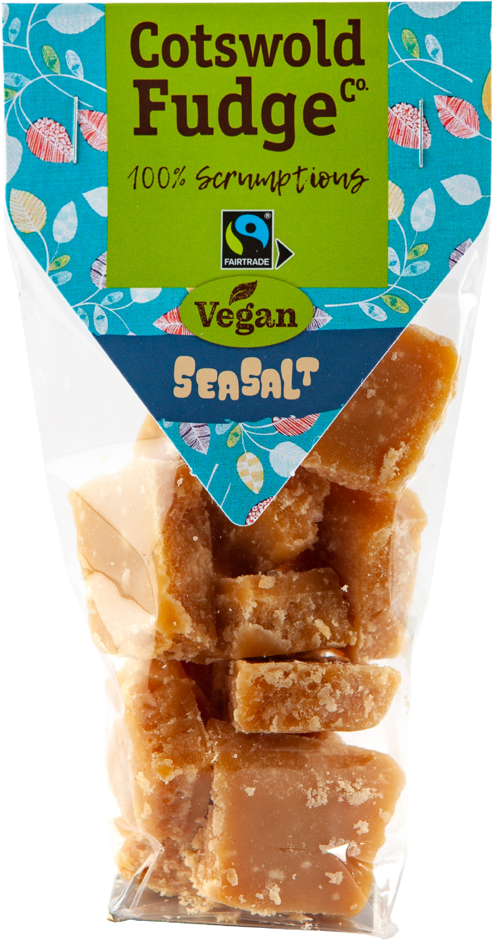 COTSWOLD FUDGE CO. Vegan Seasalt Fudge 150g (5060182760043)