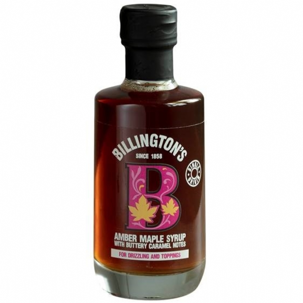 BILLINGTON'S Amber Maple Syrup 260g (5010067309850)