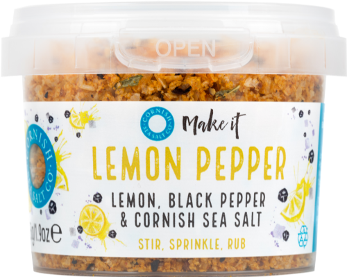 CORNISH SEA SALT Lemon Pepper Blend 55g