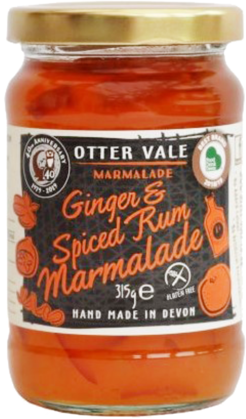 OTTER VALE Ginger & Spiced Rum Marmalade 315g