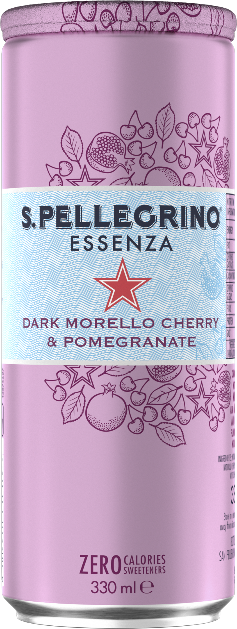 SAN PELLEGRINO Essenza - Morello Cherry & Pomegranate 330ml (8002270216633)