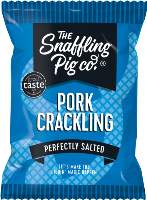 SNAFFLING PIG Pork Crackling - Perfectly Salted 45g