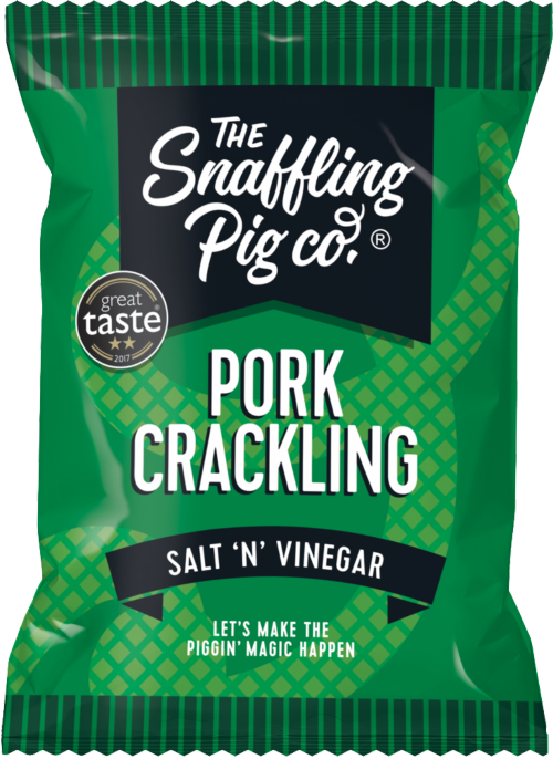 SNAFFLING PIG Pork Crackling - Salt 'n' Vinegar 45g