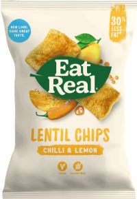 EAT REAL Lentil Chips - Chilli & Lemon 22g (5026489502502)