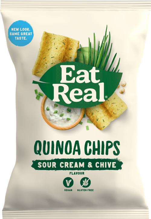 EAT REAL Quinoa Chips - Sour Cream & Chive 22g