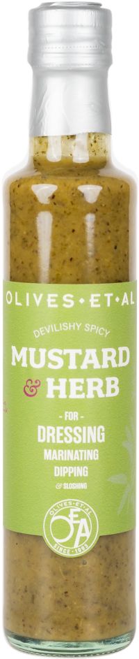 OLIVES ET AL Proper Mustard & Herb Dressing & Marinade 250ml (5055003703316)