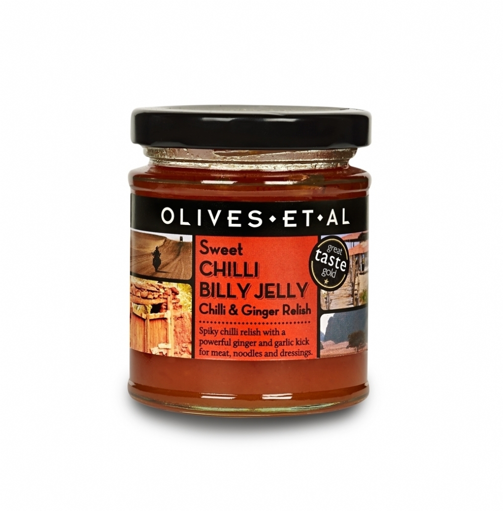 OLIVES ET AL Sweet Chilli Billy Jelly 210g (5055003703392)